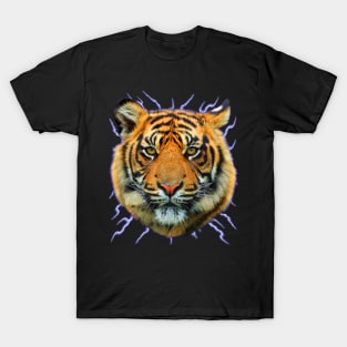 Vintage 90's Tiger Lightning T-Shirt